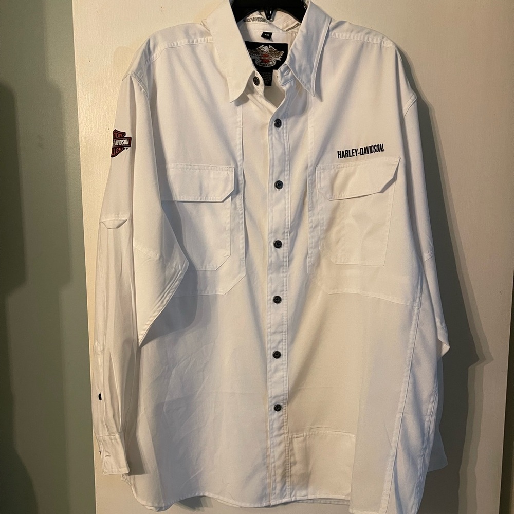 Mens Harley Davidson Button Down